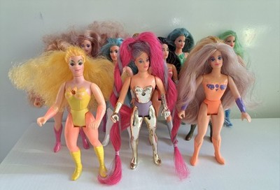 11 SHE-RA Figuren SET Konvolut  Princess Of Power Vintage 80er MOTU Mattel