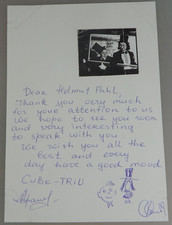 Autographs Andrey + Ruslan Fomenko Russian Magic Clowns “Cube Triu” (131789)