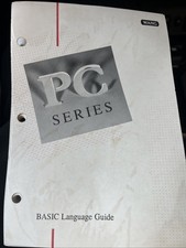 VINTAGE WANG COMPUTER MANUAL/BASIC LANGUAGE GUIDE PC COMPUTER