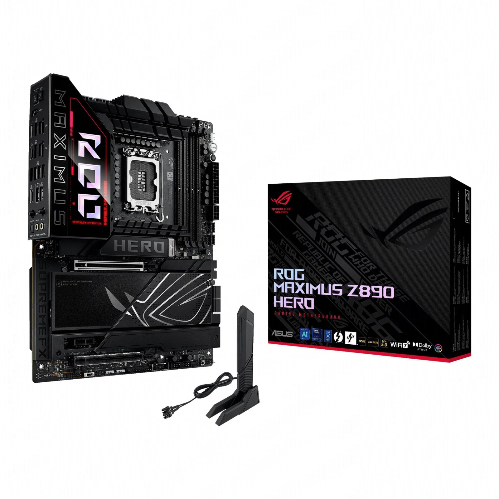ASUS ROG Maximus Z890 Hero Intel&reg; Z890 LGA 1851 ATX Motherboard, Advanced AI