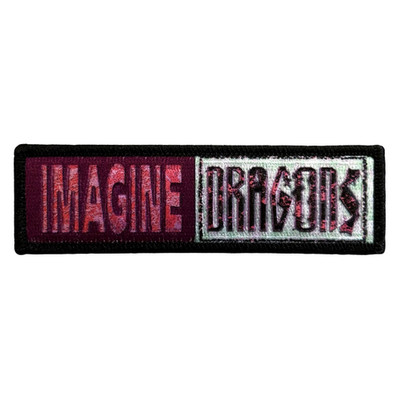 Imagine Dragons Patch · Logo Stripe (10cm x 3cm) Offizielles Band Merch
