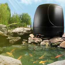 10L Pond Feeder, Automatic Fish Feeder for Po...