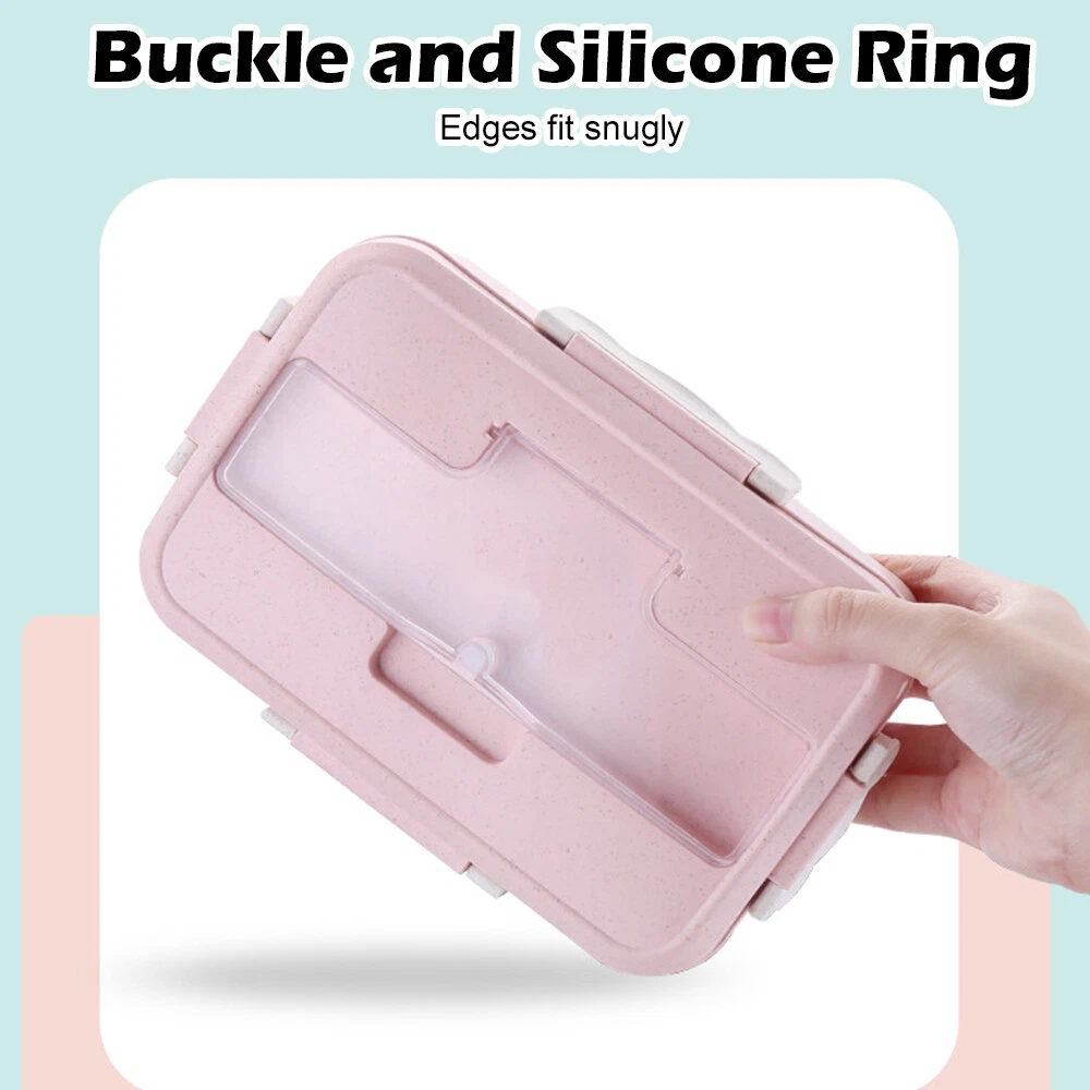Lunch Box Leakproof Bento Box For Kids Adult Lunch Food Container Set Microwave Lunch Box Leakproof Bento Box For Kids Adult Lunch Food Container Set Microwave