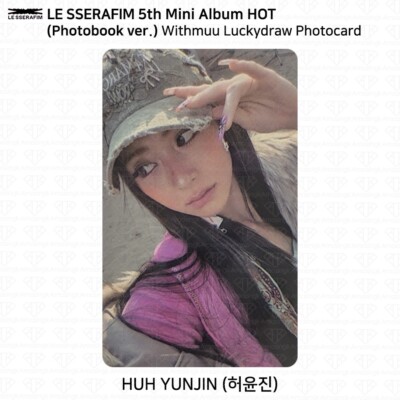 Le Sserafim 5th Mini Album HOT Withmuu Luckydraw Photocard KPOP K