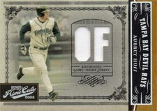 Aubrey Huff relic jersey patch baseball card 2005 Playoff Prime Cuts #53 39/50