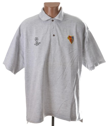 BASEL SCHWEIZ 2000er FUSSBALL POLO XXL CHAMPIONS LEAGUE - Bild 1 von 7