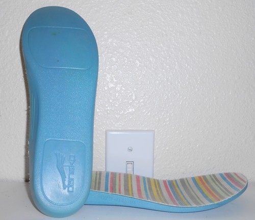 Dansko Ersatz Einlegesohlen Größe 40 mehrfarbig gestreift - Bild 3 von 3