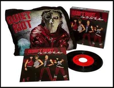 QUIET RIOT THREADS & GROOVES Box Set CUM ON FEEL THE NOIZE 7" VINYL T-SHIRT New