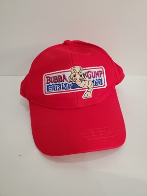 Forrest Gump Bubba Gump Shrimp Co Red Baseball Cap Hat