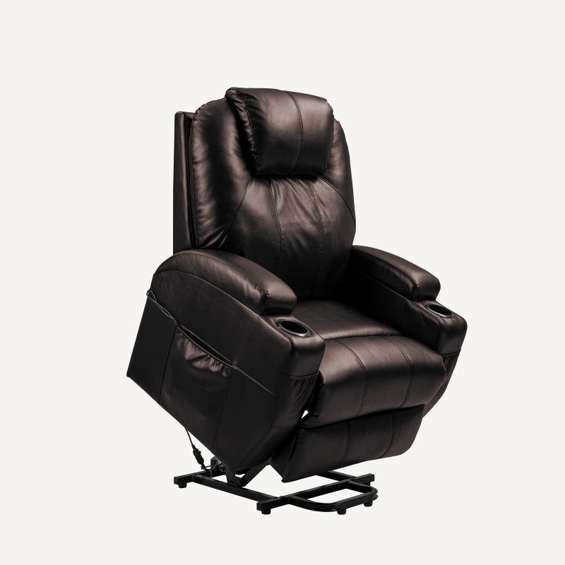 FlexiSpot Elderly Power Lift Recliner Chair Sofa Massage and Heat