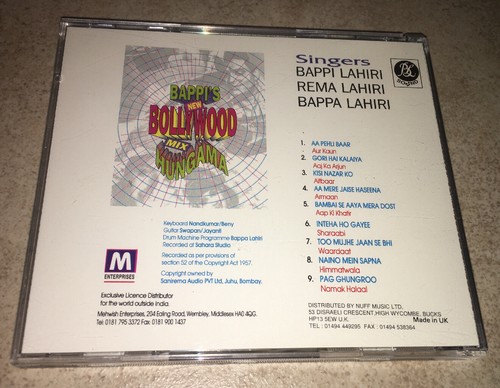 Bappi’s New Bollywood Mix Hungama CD Rare OOP Bappi Rema Bappa Lahiri - Picture 2 of 6