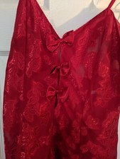 Fredericks Of Hollywood Red Chemise M