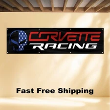 CORVETTE RACING 2'X8' BANNER FLAG CHEVROLET