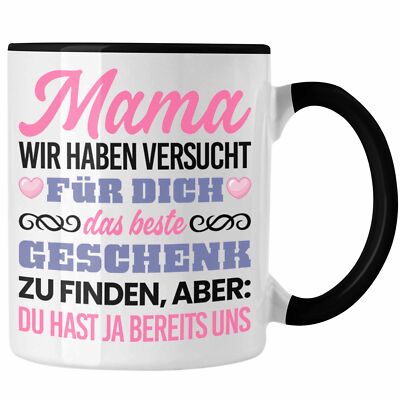 Trendation - Mama Tasse Geschenk zum Muttertag Weihnachten Geburtstag Geschenkid