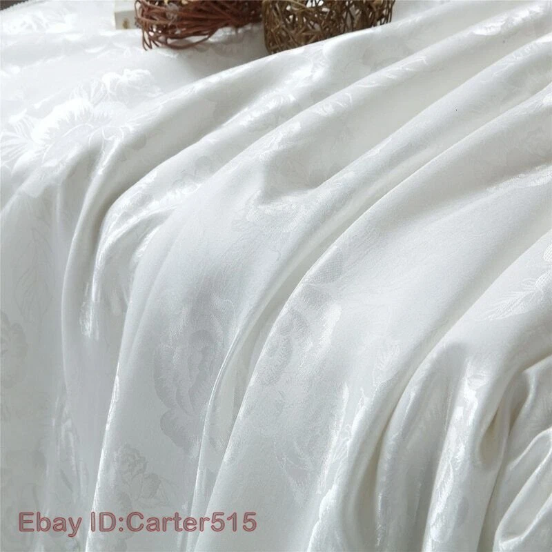 Manta edredón mezcla seda edredón edredón verano king queen ropa de cama doble Foto 3 de 4