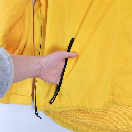 Ralph Lauren Jacket Mens Large Yellow Anorak Hooded Windbreaker Vintage Chaps - Picture 5 of 17