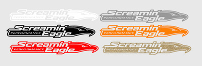 SCREAMING EAGLE Harley Script Davidson Vinyl GOLD PICK SIZE & COLOR FREE S/H