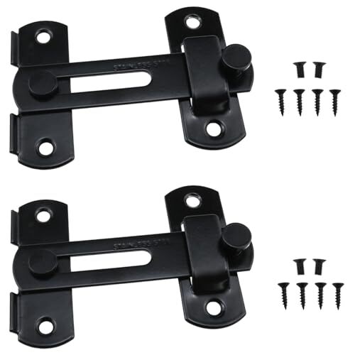 Barn Door Lock Sliding Barn Door Lock 180 Degree Barn Door Latch Door Locks f... - Picture 1 of 5