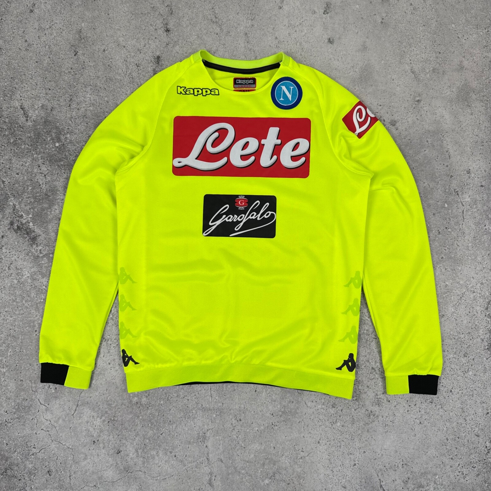 SSC Napoli 2018 2019 Training Drill Top Shirt Football Soccer Kappa Size L
