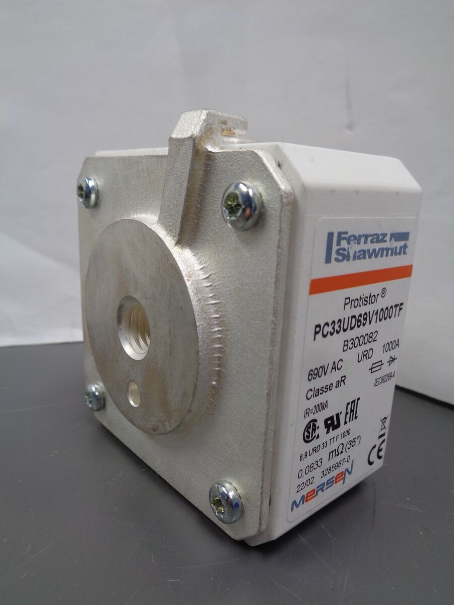 New Shawmut PC33UD69V1000TF Protistor Fuse B300082 1000 Amp New Shawmut PC33UD69V1000TF Protistor Fuse B300082 1000 Amp