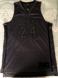 all black lakers jersey