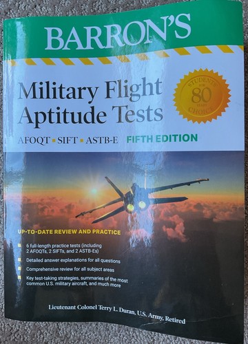 Barron's Test Prep Ser.: Military Flight Aptitude Tests, Fifth Edition: 6...