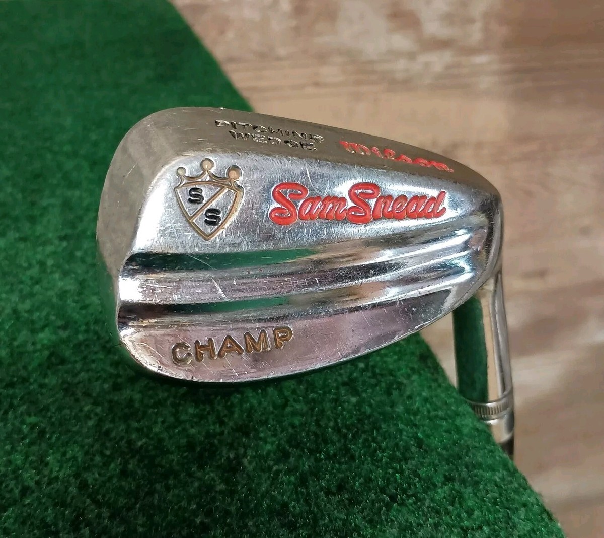 Vintage Wilson Sam Snead CHAMP Pitching Wedge 35.5