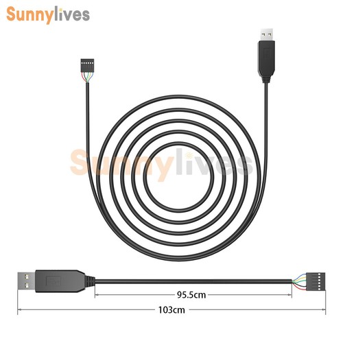FTDI FT232RL USB to Serial Adapter Module USB TO TTL RS232 Arduino Cable 6Pin US