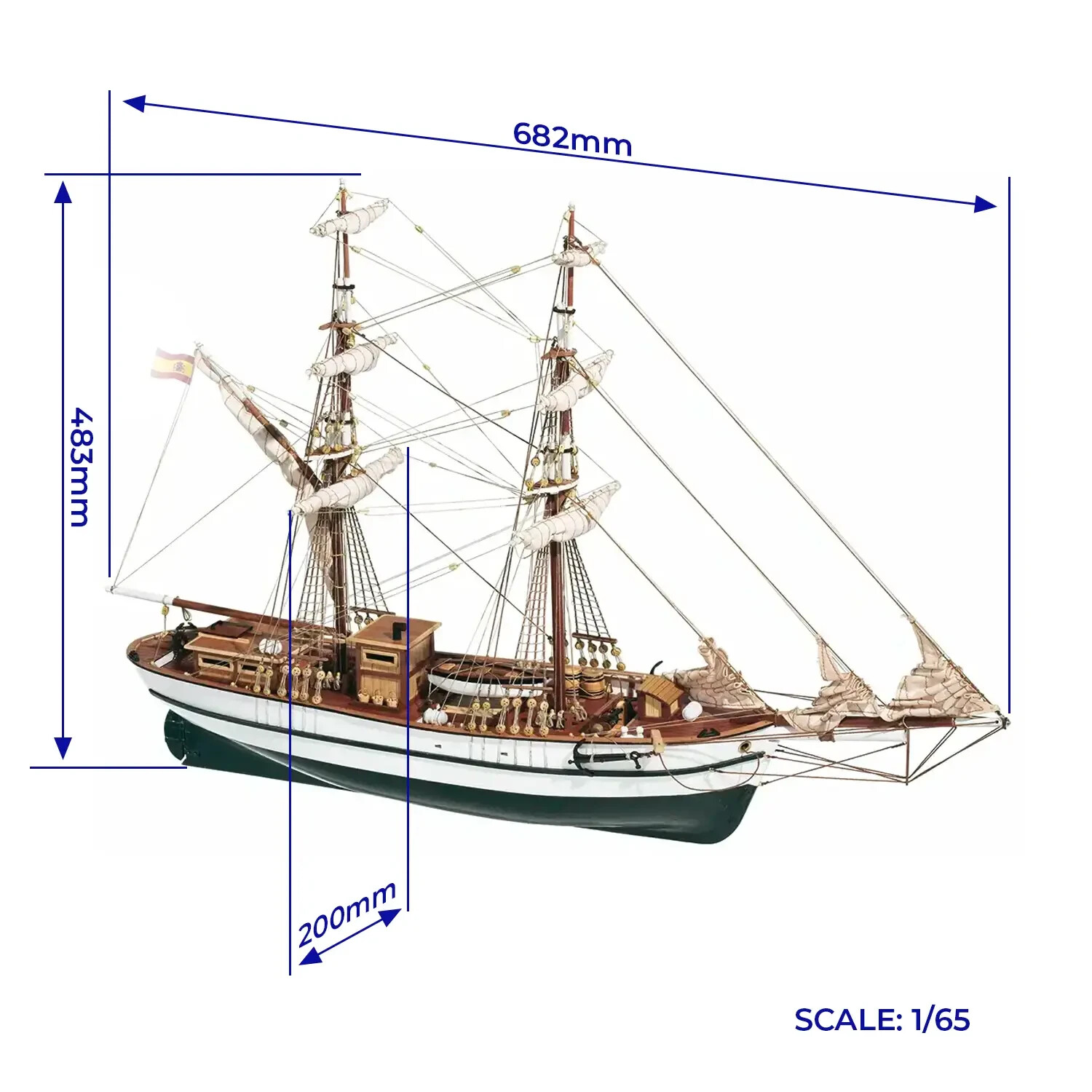 Aurora Model Ship Kit - 1/65 Scale - Detailed Collectible Replica | eBay