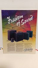 PIGNOSE GUITAR AMPLIFIERS ORIGINAL 1980- PRINT AD. x