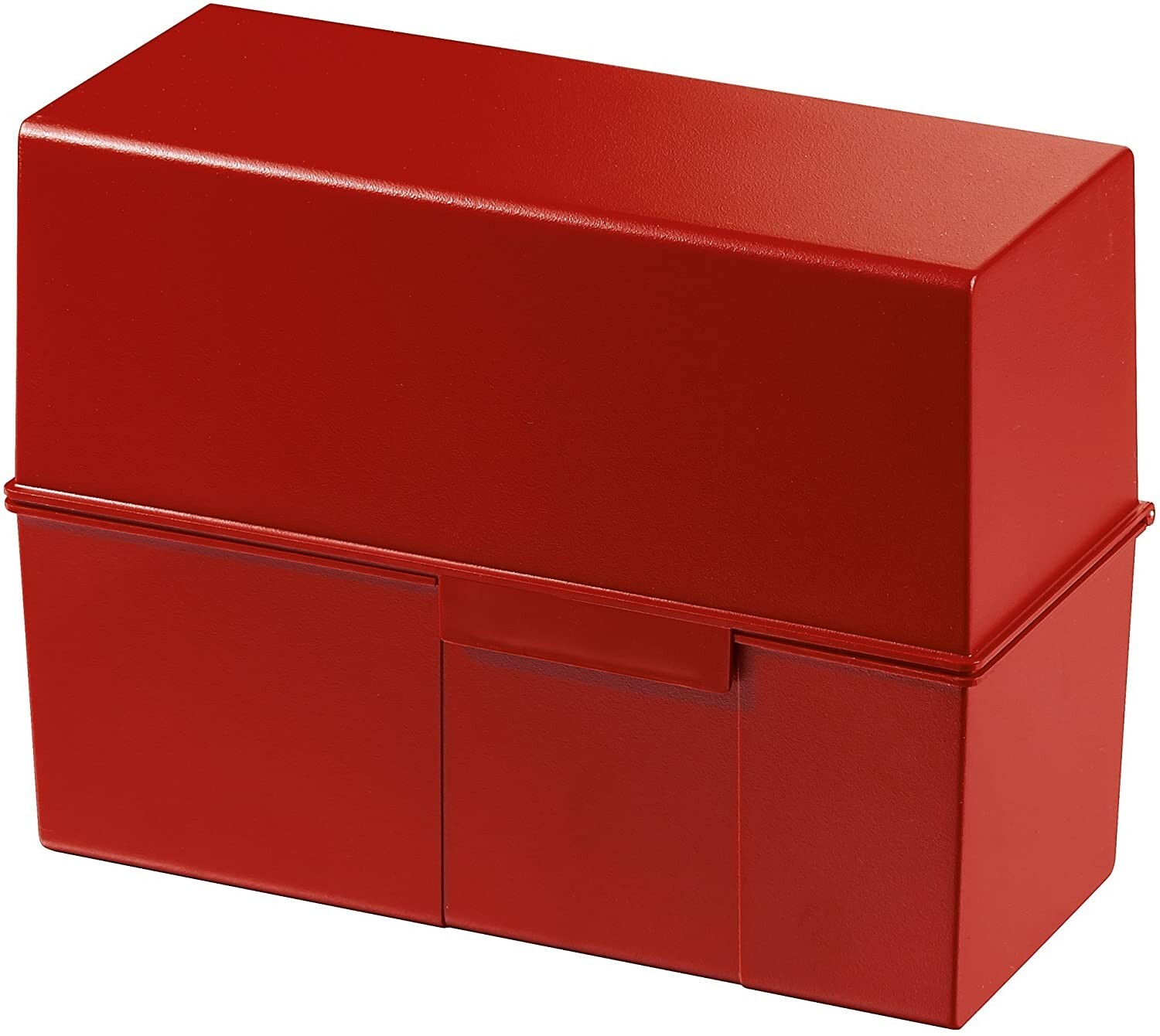 HAN Karteibox DIN A5 quer für 500 Karteikarten rot 975-17 mit Deckel