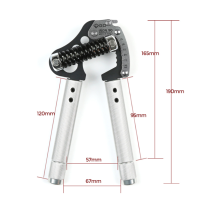 GD IRON GRIP EXT 90 Adjustable Hand Gripper Strengthener | eBay
