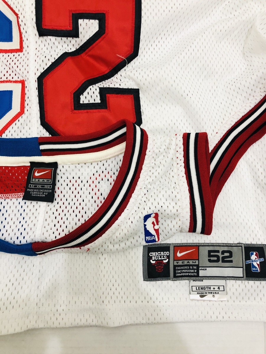 Nike Michael Jordan #23 BULLS/Wizard Half NBA JERSEY SIZE 52 Nike Michael Jordan #23 BULLS/Wizard Half NBA JERSEY SIZE 52
