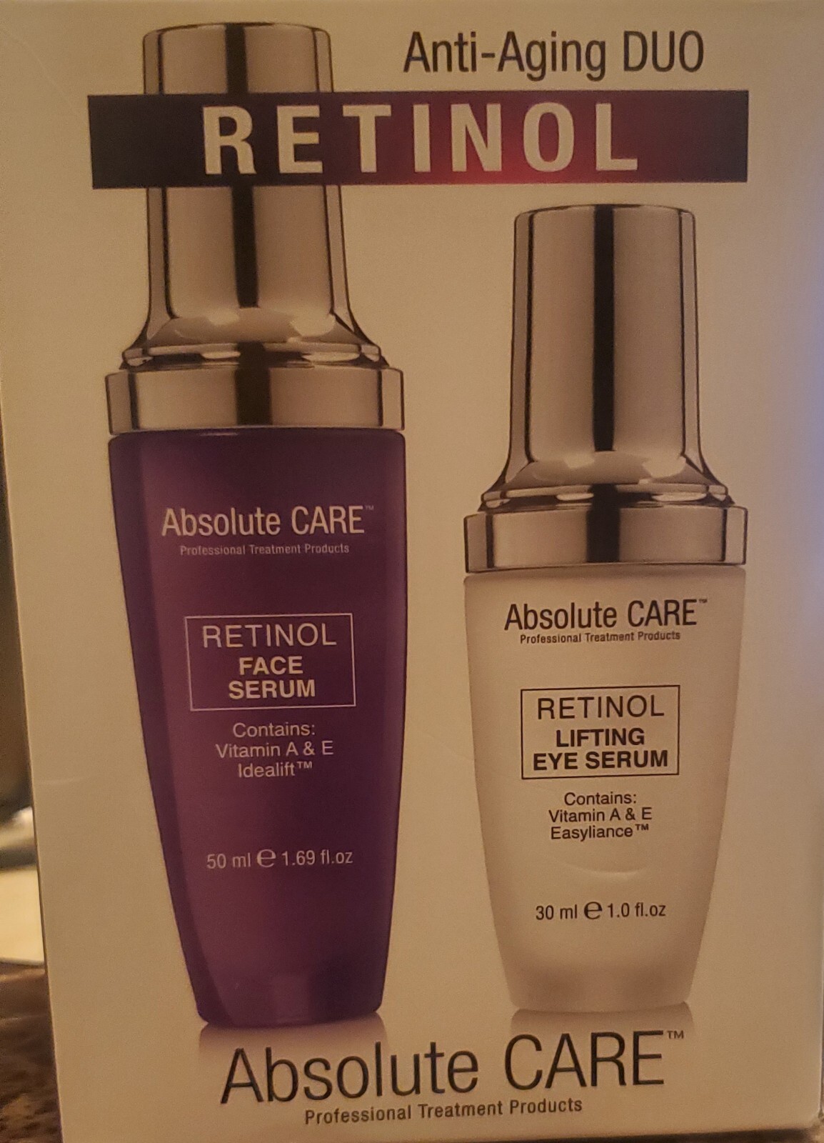 Absolute CARE Anti-Aging DUO Retinol Face Serum & Lifting Eye Serum 50ml/30ml