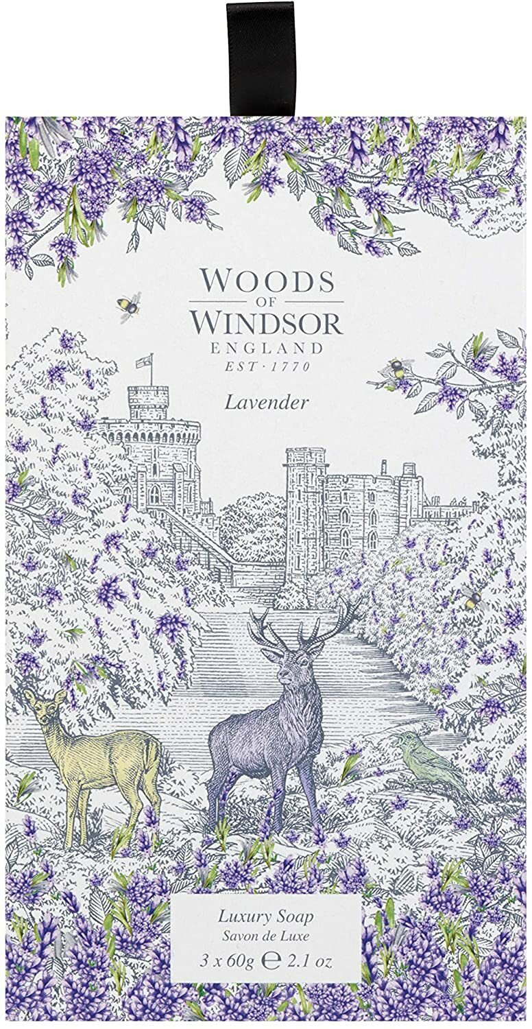 Woods Of Windsor Lavender Luxury Soap For Her 60G - Pack Of 3 - Image 4