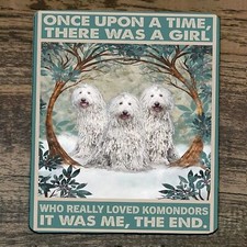 Mouse Pad Once Upon a Time There was a Girl who Really Loved Komondors Dogs
