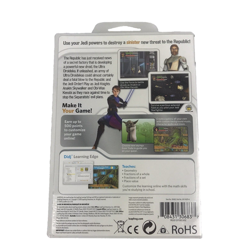 LeapFrog Didj Star Wars: The Clone Wars - Ages 6 to 9 - Game Cartridge & Case - Picture 2 of 4