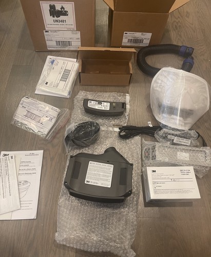 Respirador 3M PAPR, kit de respirador purificador de aire alimentado por Versaflo, TR-300N + ECK - Imagen 4 de 13