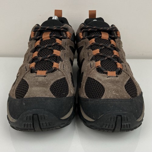 Merrell Herren Größe 10,5 Yokota 2 Braun Leder Niedrig Sportlich Wanderschuhe - Bild 5 von 10