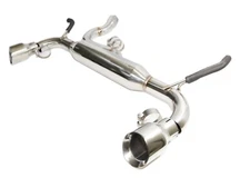 2.5"SS Dual Axle Back Exhaust Muffler For 07-17 Jeep Wrangler JK 2/4DR