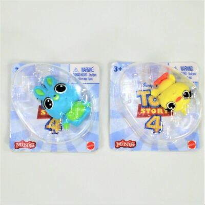 Disney Pixar Toy Story 4 Minis Mattel Figurines Bunny and Ducky BRAND NEW
