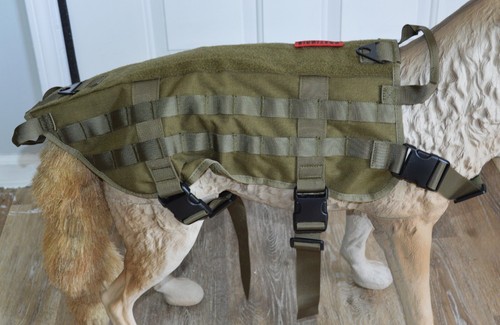 OneTigris Molle Tactical Dog Harness W/ 2 Handles, XL NEW - Picture 3 of 7