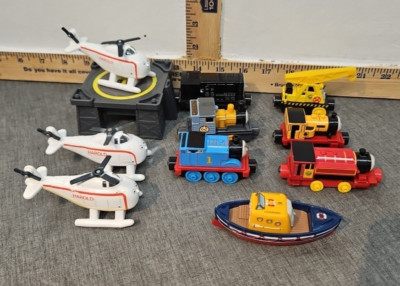 Lot of 10 Diecast Train Thomas Diesel Victor Duncan Kevin Dash Captain 3 Harolds