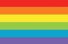 Autoaufkleber Sticker Fahne Regenbogen Flagge Aufkleber