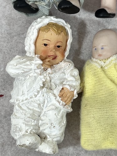 Vintage Minatures Doll Lot and Barbie Shirt Space Ceramic Plastic - Picture 5 of 15