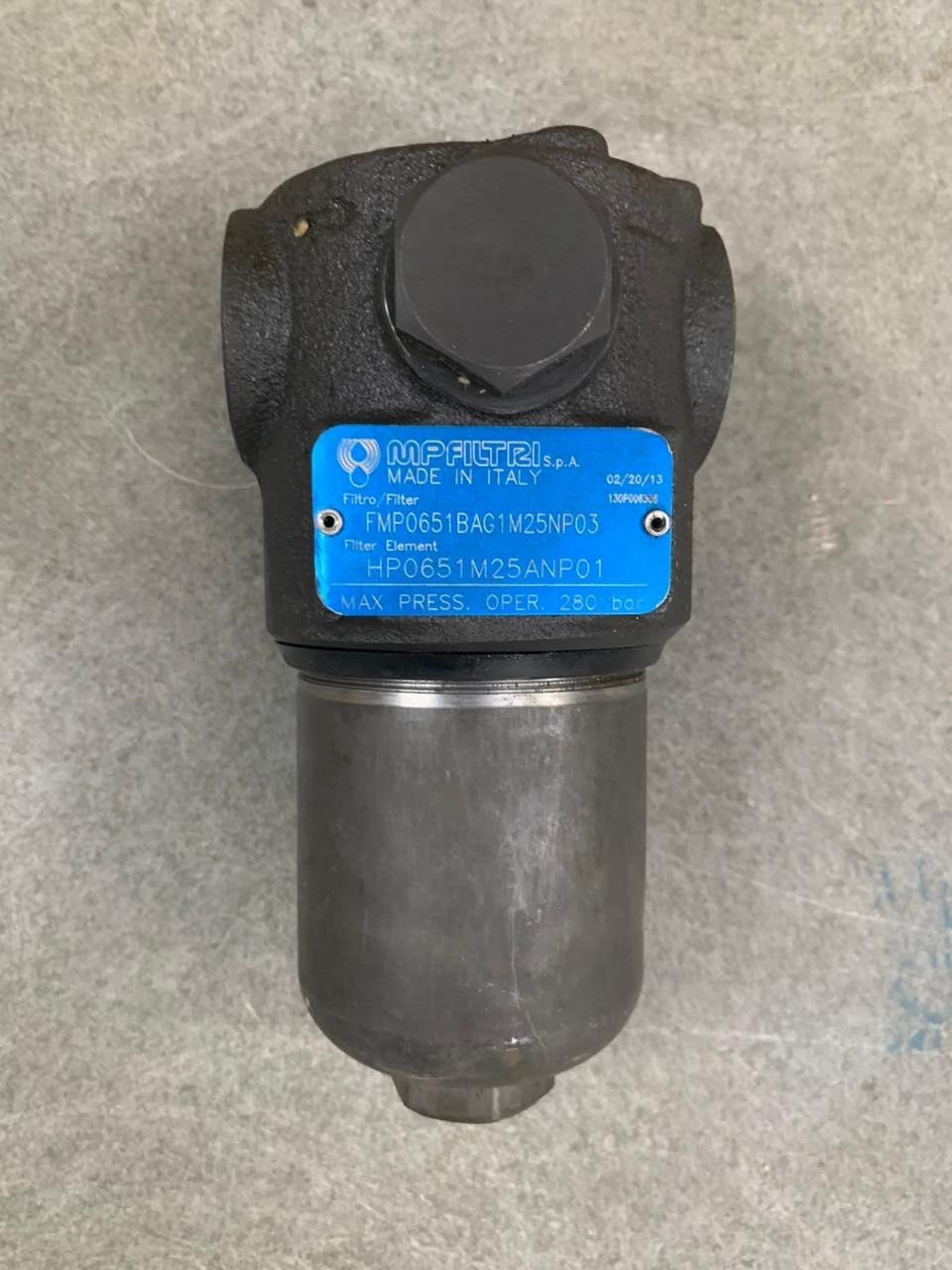 MP Filtri FMP0651BAG1M25NP03 High Pressure Filter 280 Bar