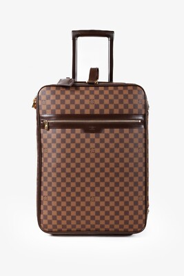 Louis Vuitton ダークブラウン ケース NEW! Louis Vuitton Damier Ebene Pegase 65 Suitcase | eBay