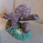 Vintage Silver Deer’s Ark “Racoons” By Tom Rubel 1991 — photo 3