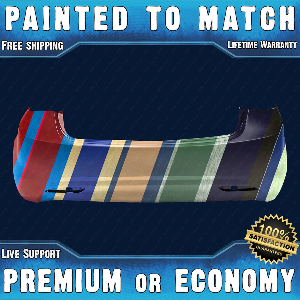 2011-2013 Hyundai Elantra Sedan Painted Rear Bumper Replacement  