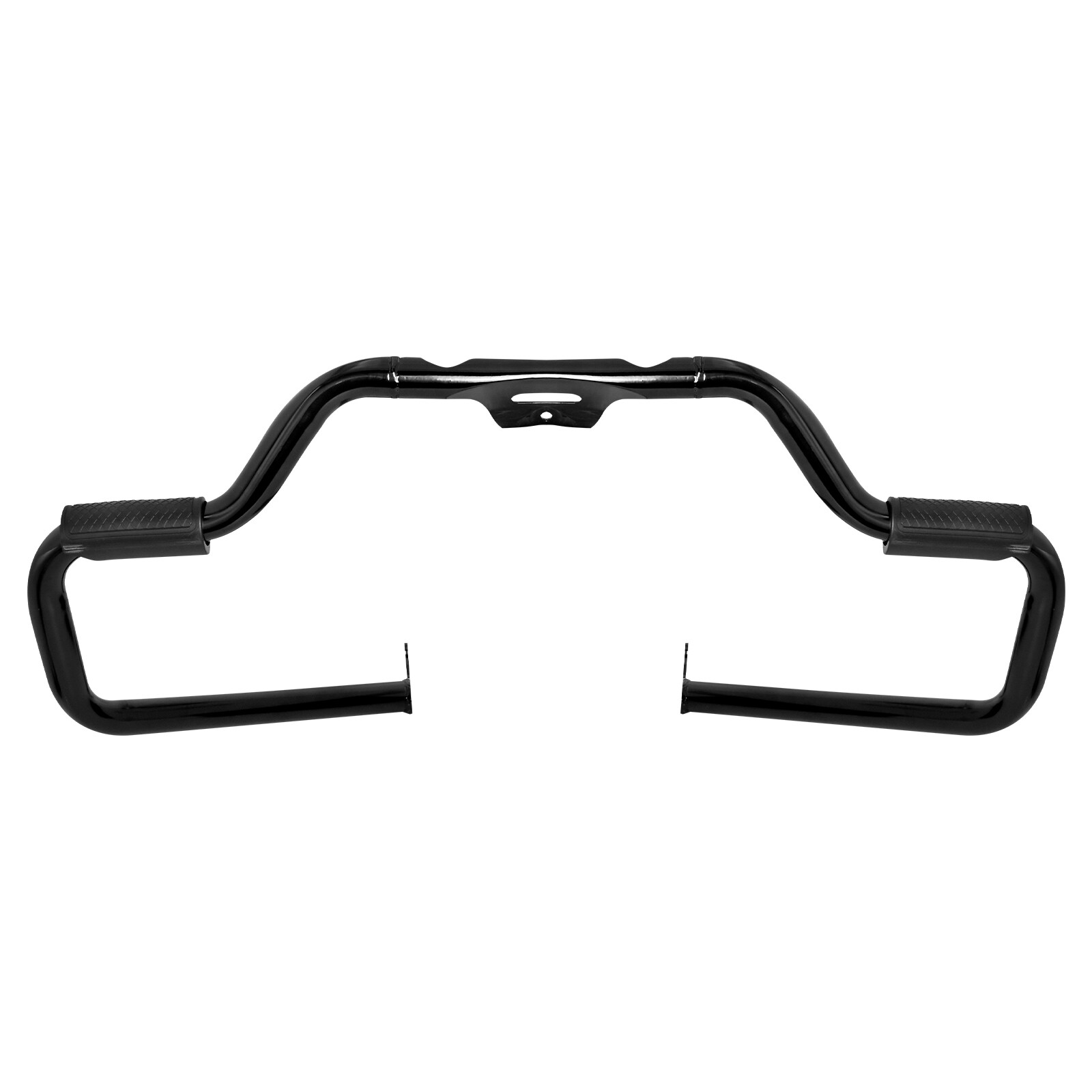 Black Mustache Engine Highway Guard Bar Fit For Harley Softail Fat Boy 2018-2024